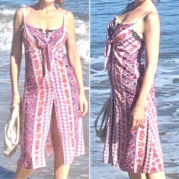 LF Paper Heart floral summer dress size 6 - Picture 3 of 10